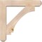 Ekena Millwork Imperial Craftsman Smooth Bracket w/ Offset Brace, Douglas Fir, 7 1/2"W x 38"D x 38"H BKT0806X38X38IMP04SDF - alternate 3
